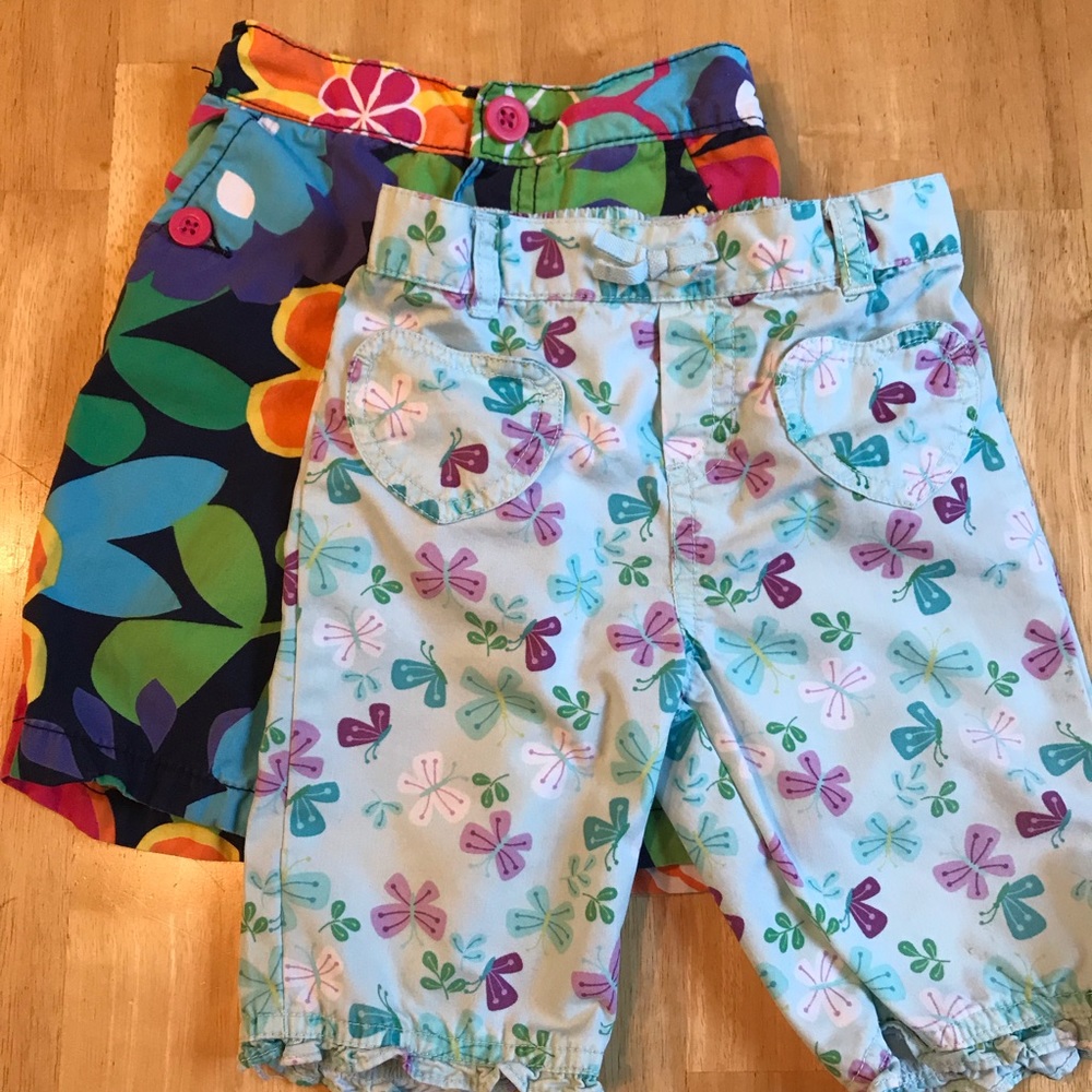 Set of Two Summer Capris 18 Months